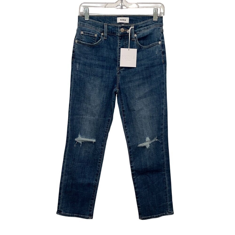 NWT Pistola 28P Monroe High-Rise Slim Cigarette Jeans Womenns